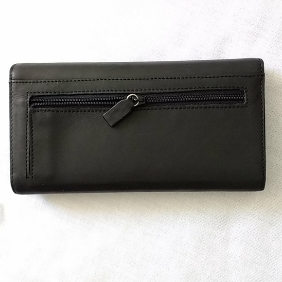 Tri-fold clutch leather wallet - Picture 6 of 7